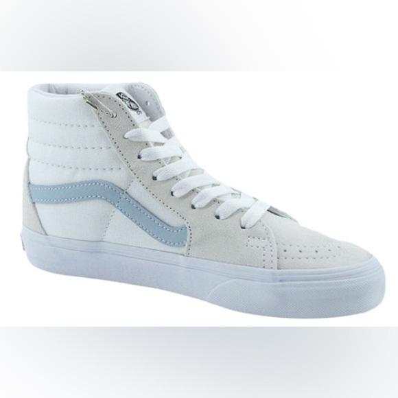 NWOB Vans SK8-Hi High-Top Sneakers 'White Blue' VN0A32QG9LY - Picture 2 of 13